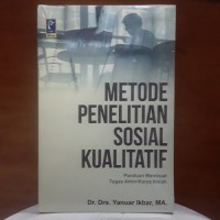 Image of Metode Penelitian Sosial Kualitatif